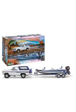 REVELL RMX17242 1/24 1980 FORD BRONCO WITH BASS BOAT