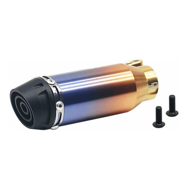 HRALPC300P14 1/4 SCALE RCT TITANIUM PIPE FOR LOSI PROMOTO MX
