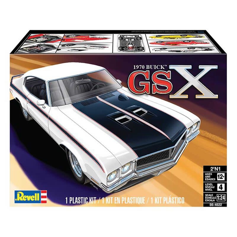 RMX854522 1/24 1970 BUICK GSX 2 IN 1 PLASTIC MODEL KIT