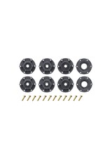 LOUISE LOULT3228VB SC-ROCKET M OVAL TRACK 1/10 SHORT COURSE TIRES, SUPER SOFT, 12, 14 & 17MM REMOVABLE HEX ON BLACK RIM (2)