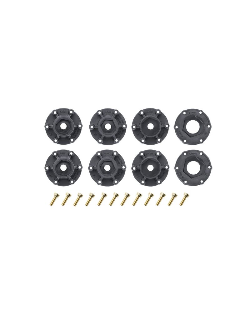 LOUISE LOULT3228VB SC-ROCKET M OVAL TRACK 1/10 SHORT COURSE TIRES, SUPER SOFT, 12, 14 & 17MM REMOVABLE HEX ON BLACK RIM (2)