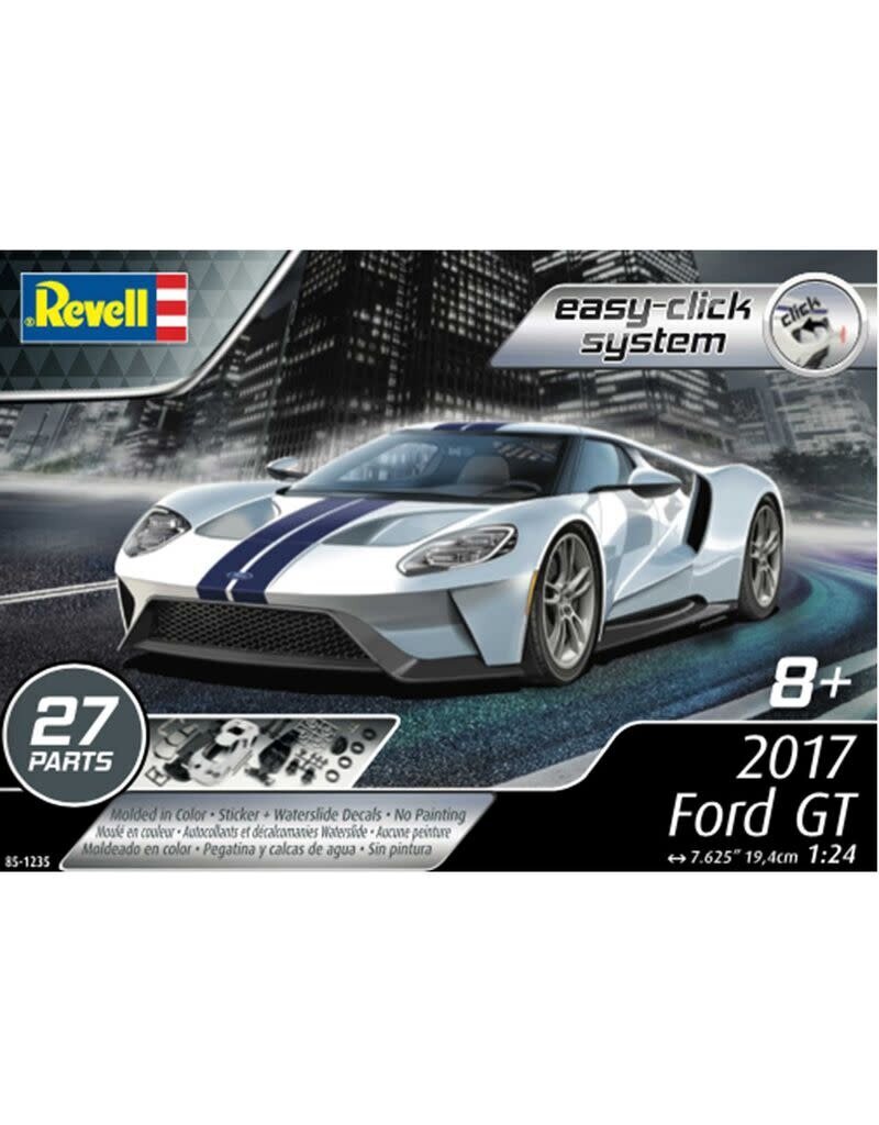 REVELL RMX851235 1/24 2017 FORD GT PLASTIC MODEL KIT