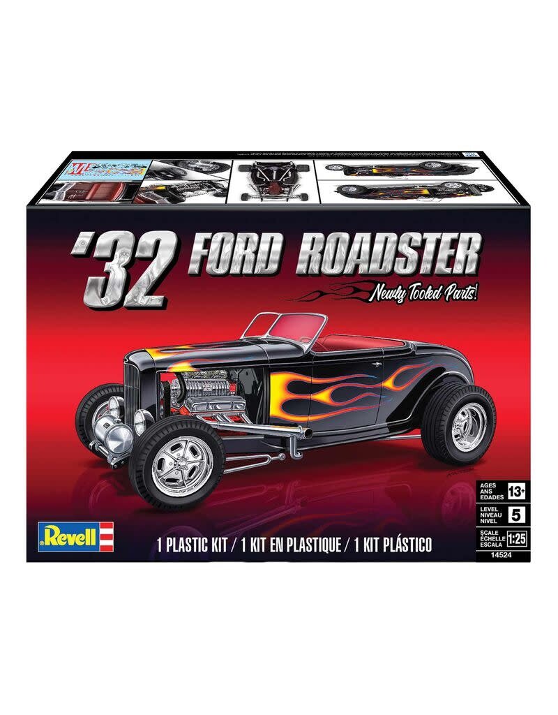 REVELL RMX854524 1/25 1932 FORD ROADSTER PLASTIC MODEL KIT