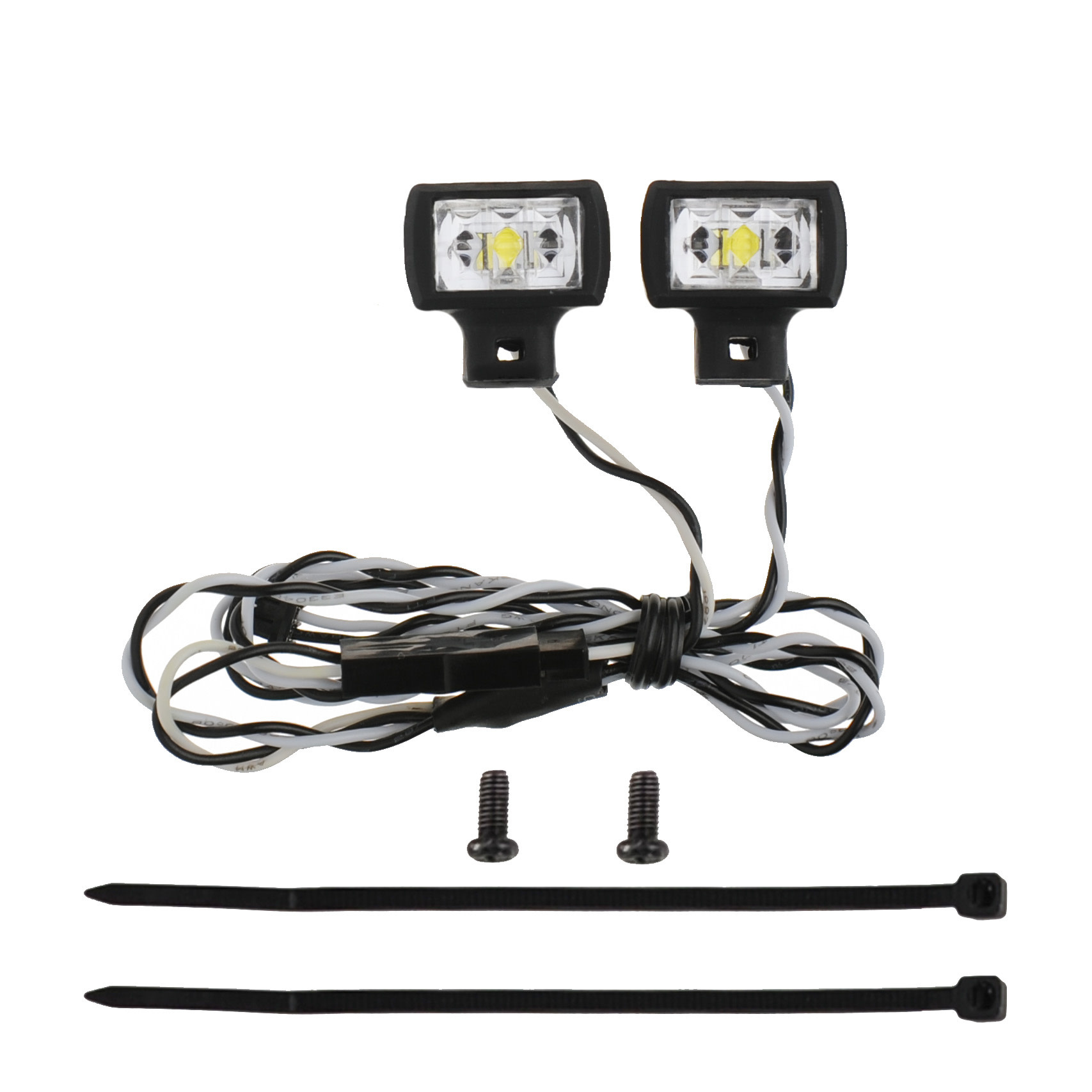 MYKFT4 SPOTLIGHTS HIGH POWER, 2-HIGH POWER SPOTLIGHTS WITH MOUNTING BRACKETS AND HARDWARE