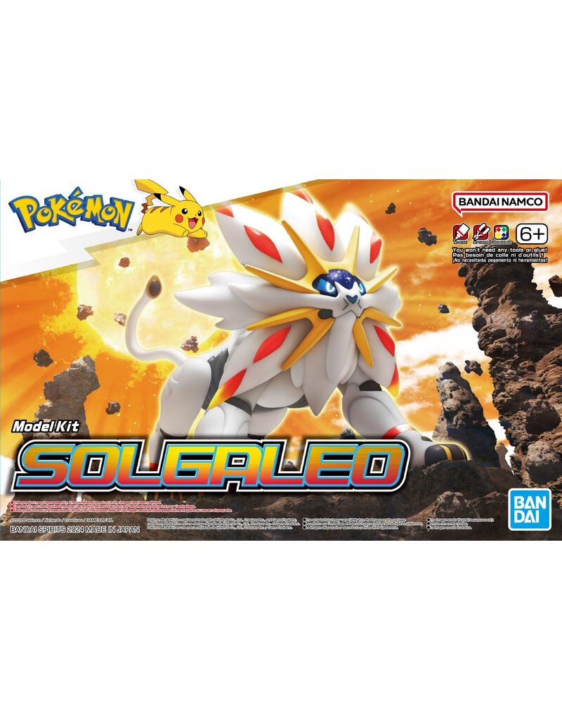 BANDAI BAS2730232 SOLGALEO "POKEMON", BANDAI HOBBY POKEMON MODEL KIT