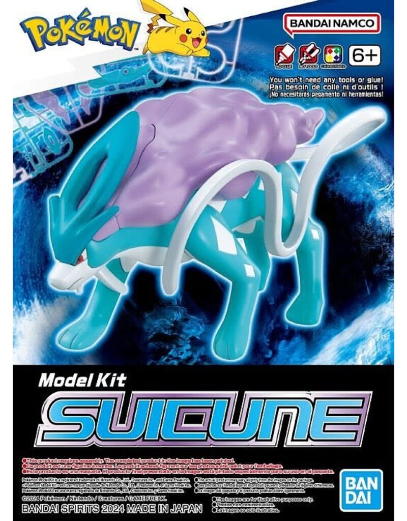 BANDAI BAS2730235 SUICUNE "POKEMON", BANDAI HOBBY POKEMON MODEL KIT