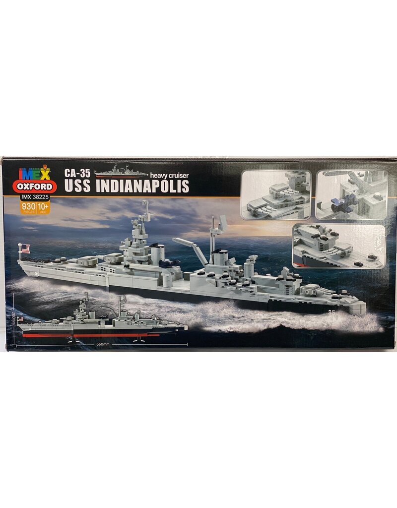 OXFORD IMX38225 USS INDIANAPOLIS BATTLESHIP 930PCS