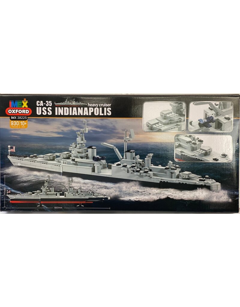 OXFORD IMX38225 USS INDIANAPOLIS BATTLESHIP 930PCS