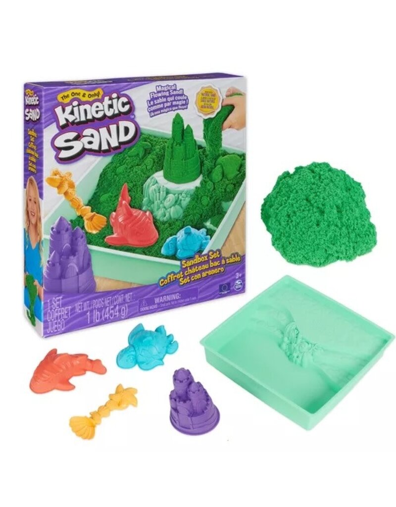 KINETIC SAND SPNM6067800/20143455 KINETIC SAND SANDBOX SET: GREEN
