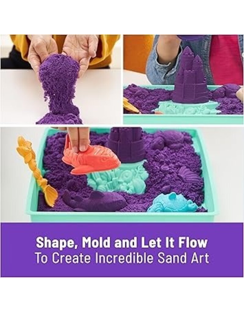 KINETIC SAND SPNM6067800/20143456 KINETIC SAND SANDBOX SET: PURPLE