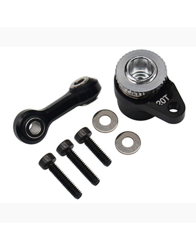 HOT RACING HRAGRM48SH20T ALUMINUM 20T SERVO SAVER FOR ARRMA GROM