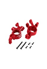 TRAXXAS TRA7836-RED STEERING BLOCKS ALUM RED