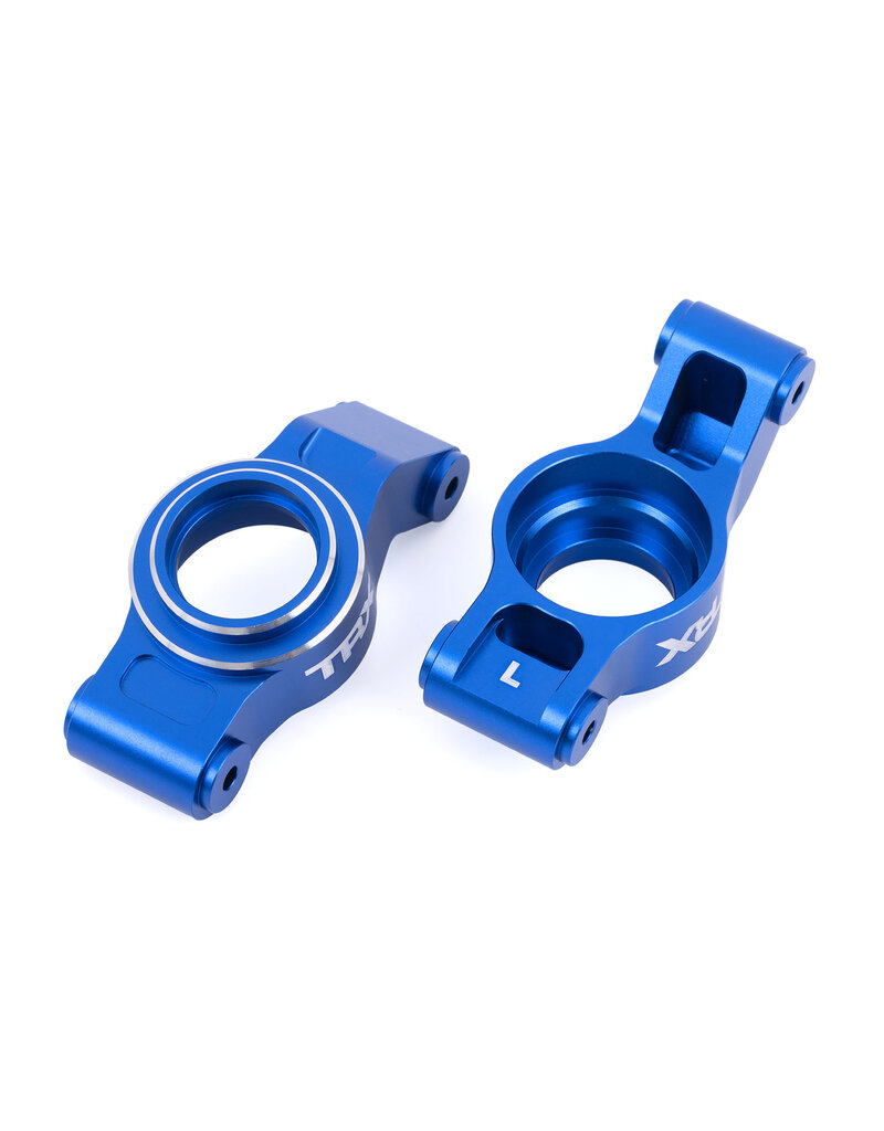 TRAXXAS TRA7852-BLUE STUB AXLE CARRIERS ALUM BLUE L/R