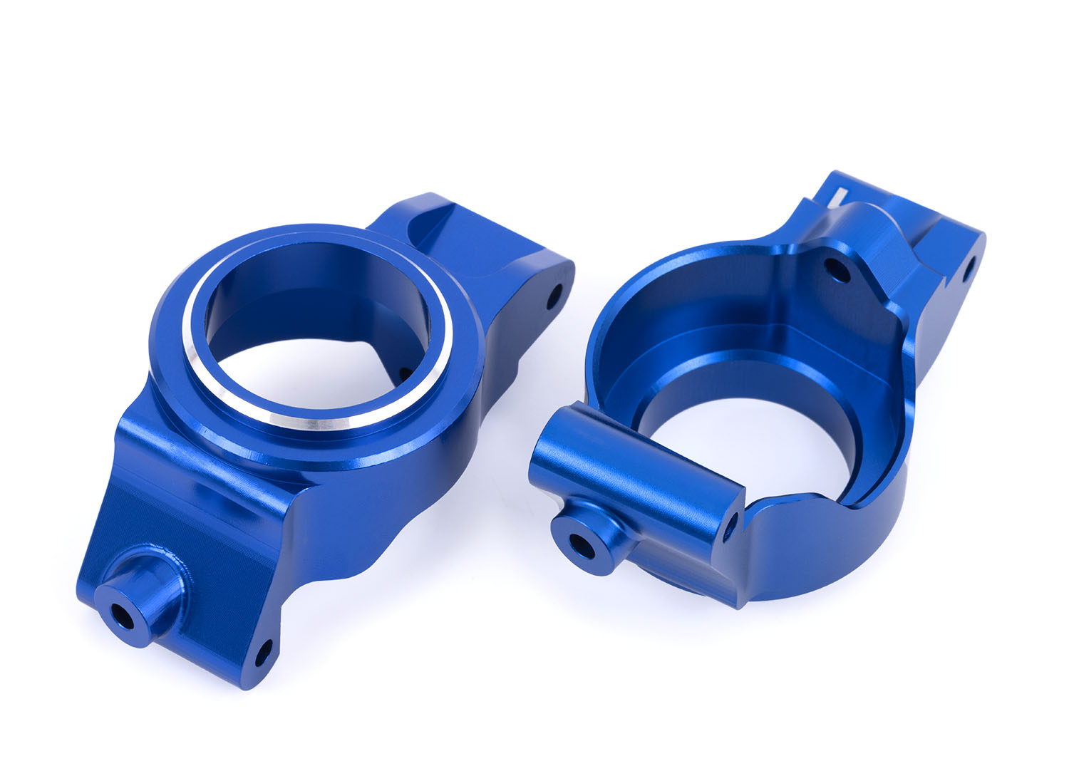 TRA7832-BLUE CASTER BLOCKS ALUM BLUE