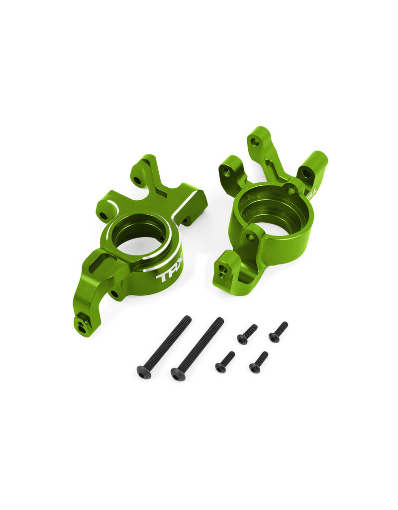 TRAXXAS TRA7836-GRN STEERING BLOCKS ALUM GRN
