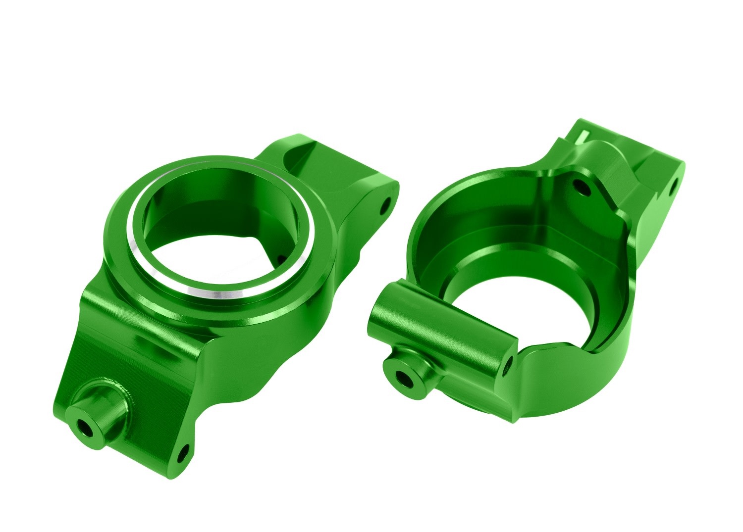 TRA7832-GRN CASTER BLOCKS ALUM GRN