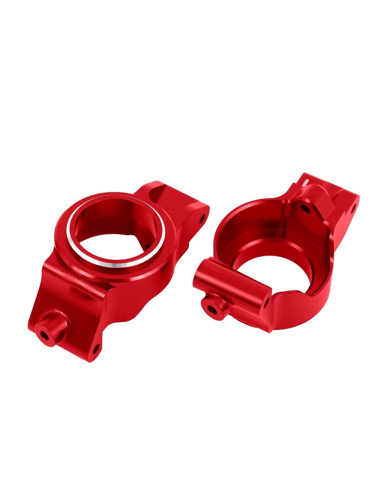 TRAXXAS TRA7832-RED CASTER BLOCKS ALUM RED