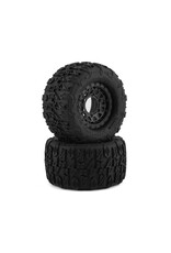 METHOD RC MTD1500  TERRAFORM BELTED PRE-MOUNT 1/10 MONSTER TRUCK TIRE (BLACK) (2) W/ARRAY BEADLOCK 12MM & 14MM HEX WHEELS