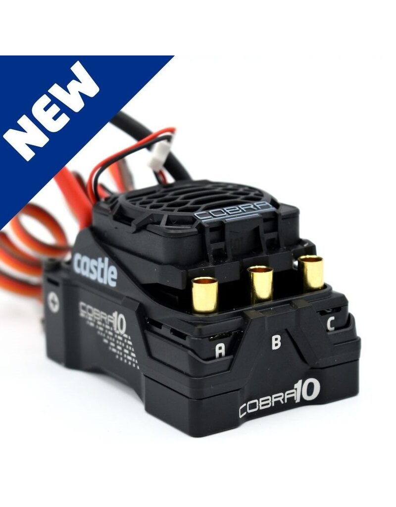 CASTLE CREATIONS CSE010-0174-00  COBRA 10 6S 1/10 SCALE BRUSHLESS SENSORED ESC