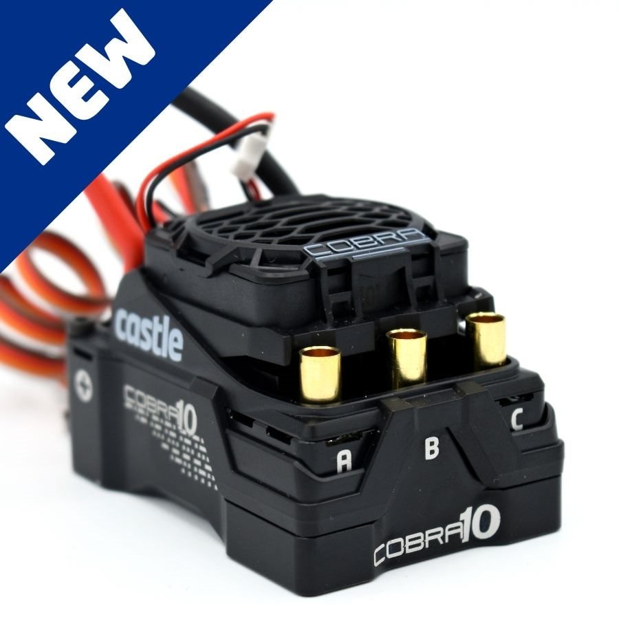 CSE010-0174-00 COBRA 10 6S 1/10 SCALE BRUSHLESS SENSORED ESC