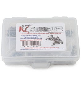 RC SCREWZ RCZVANQ002 VANQUISH VRD CARBON STAINLESS STEEL SCREW KIT