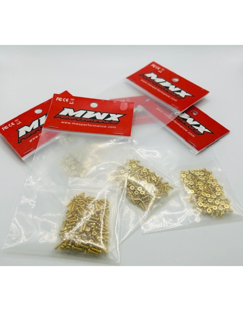 MWX PERFORMANCE MWX R1-GS-205 R1 GOLD SCREW SET FOR R1/F1