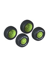 ARRMA ARA550115 DBOOTS FORTRESS TIRE SET FOR MOJAVE GROM YELLOW (4)