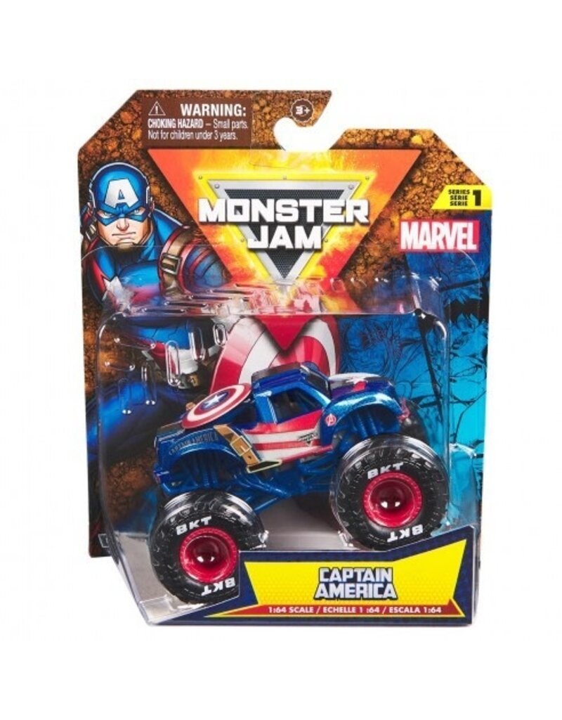 MONSTER JAM SPNM6069960/20146856 1/64 MONSTER JAM CAPTAIN AMERICA