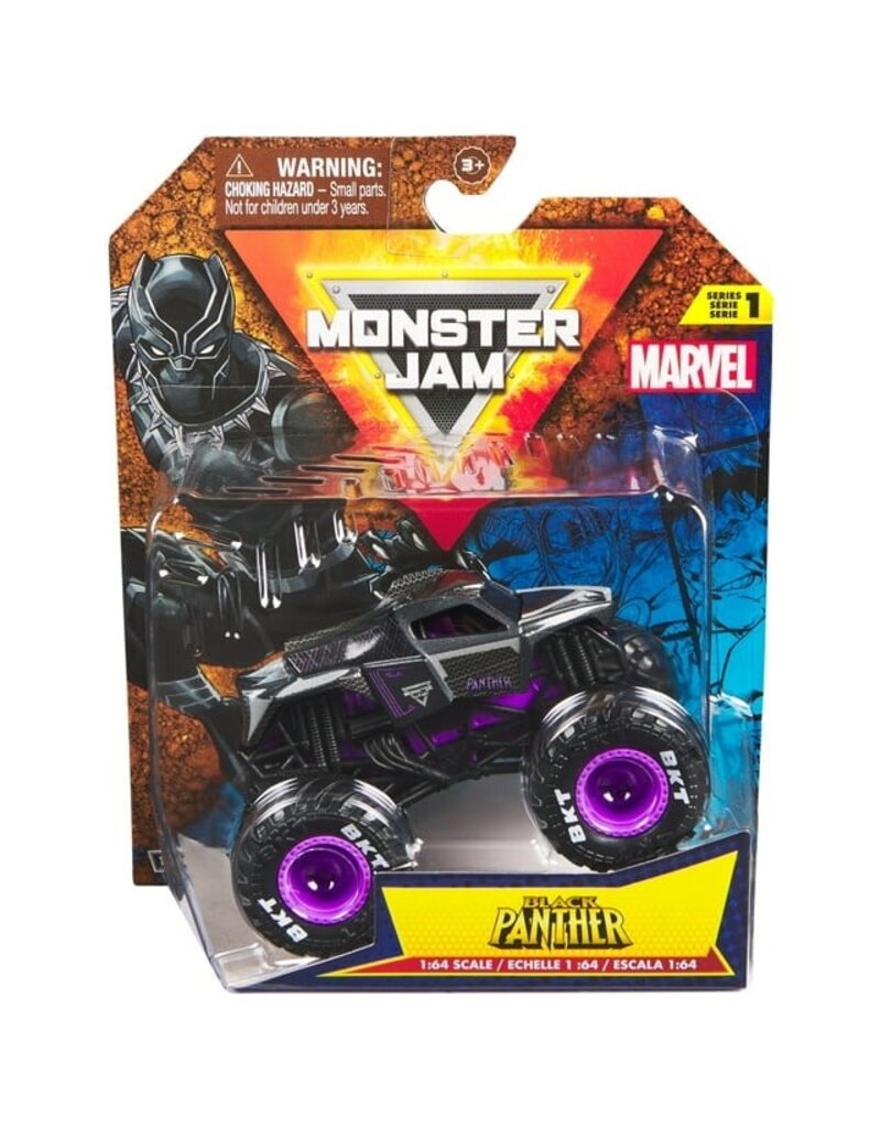 MONSTER JAM SPNM6069960-20146859 1/64 MONSTER JAM MARVEL BLACK PANTHER VEHICLE