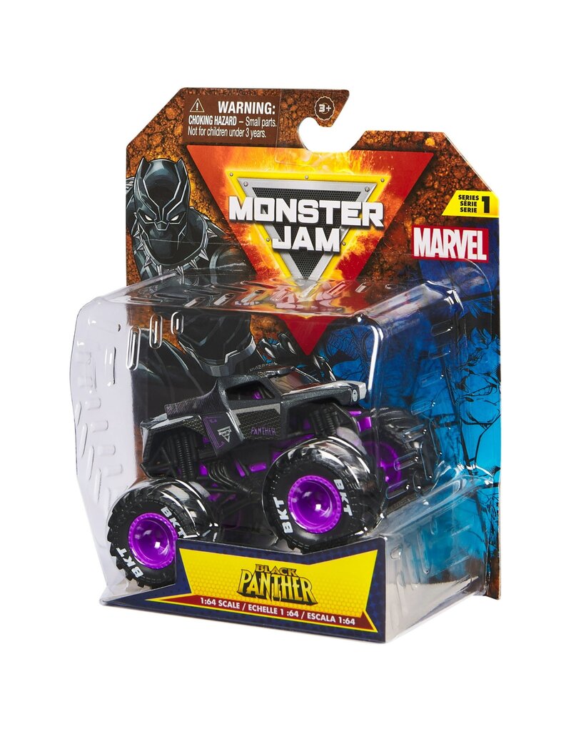 MONSTER JAM SPNM6069960-20146859 1/64 MONSTER JAM MARVEL BLACK PANTHER VEHICLE
