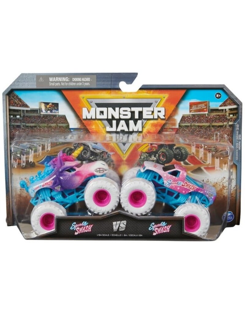 MONSTER JAM SPNM6064128/20144320 1/64 MONSTER JAM SPARKLE SMASH VS SPARKLE SMASH