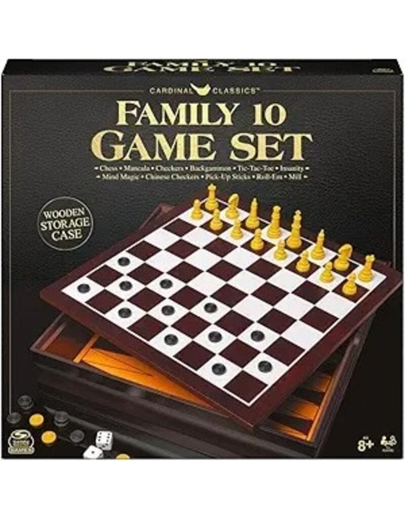 CARDINAL SPNM6061808/20134019 CARDINAL CLASSICS FAMILY 10-GAME SET
