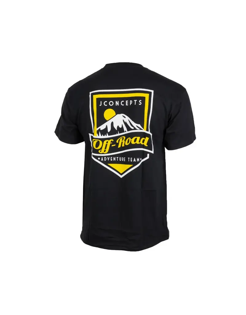 JCONCEPTS JCO2722M JCONCEPTS ADVENTURE TEAM T-SHIRT BLACK MEDIUM