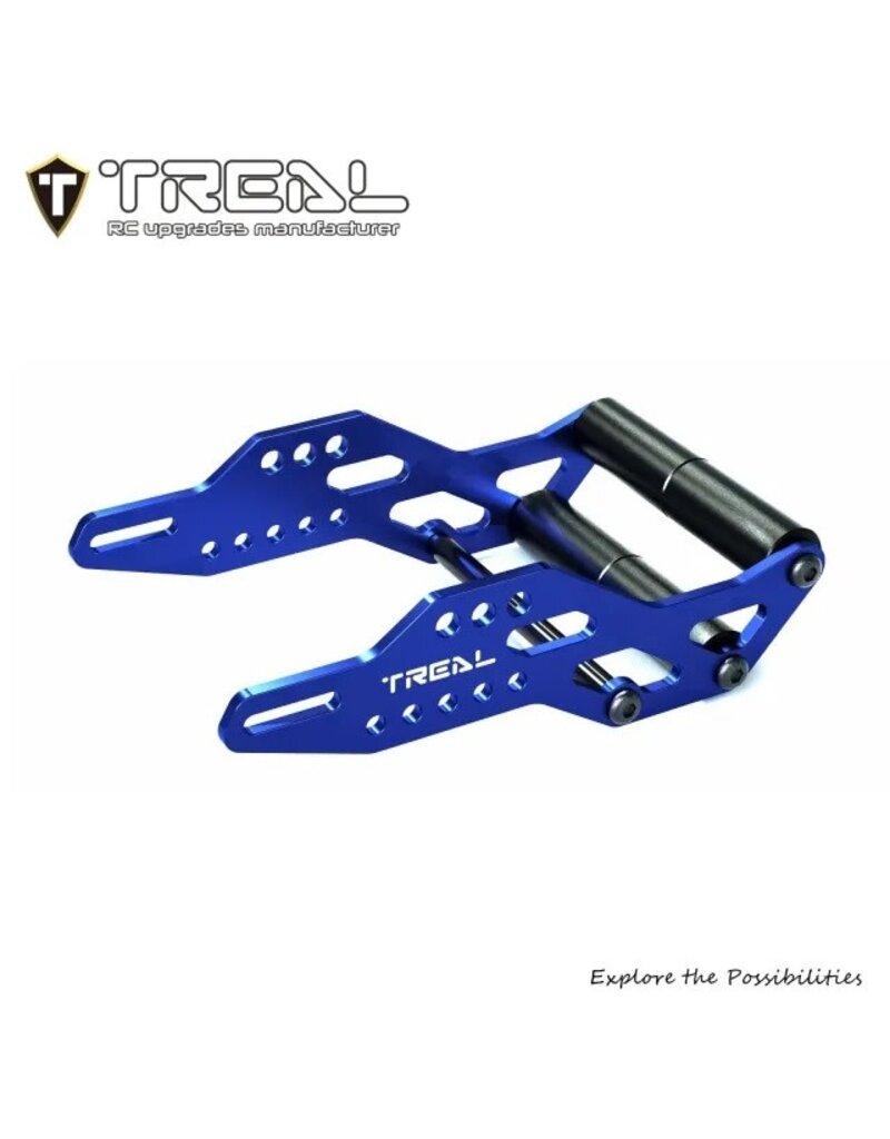 TREAL TRLX0045DG9RR LOSI MINI LMT ALUMINUM WHEELIE BAR SET (BLUE)
