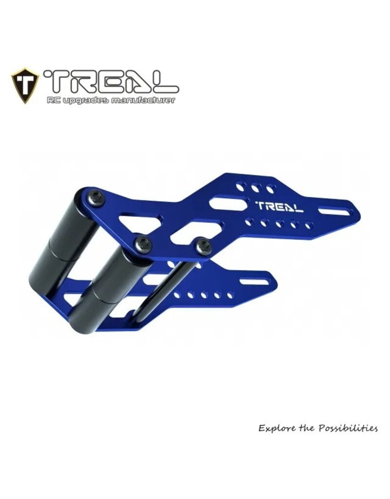 TREAL TRLX0045DG9RR LOSI MINI LMT ALUMINUM WHEELIE BAR SET (BLUE)