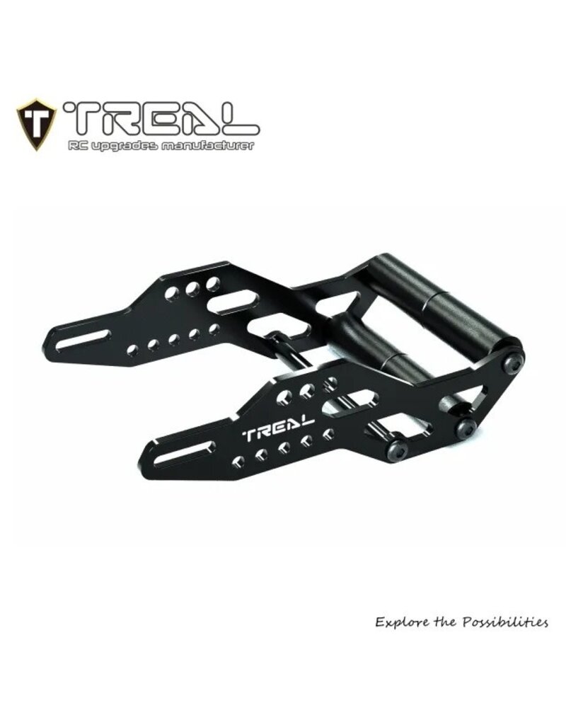TREAL TRLX0045DG869 LOSI MINI LMT ALUMINUM WHEELIE BAR SET (BLACK)