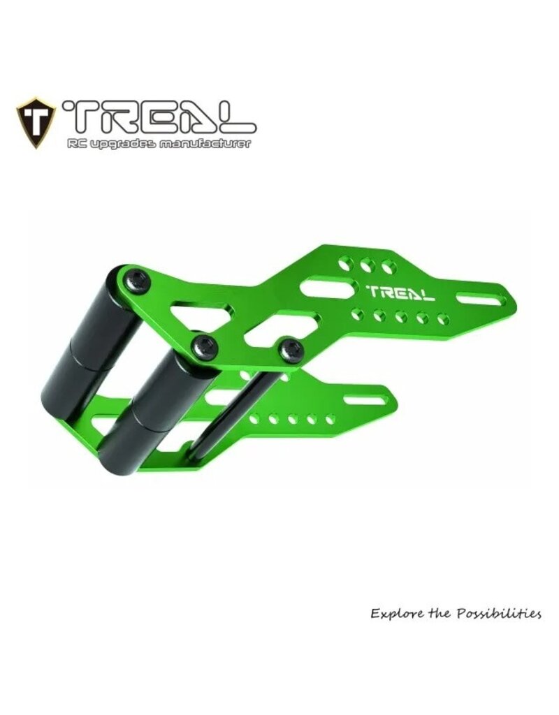 TREAL TRLX0045CYZ5B  LOSI MINI LMT ALUMINUM WHEELIE BAR SET (GREEN)