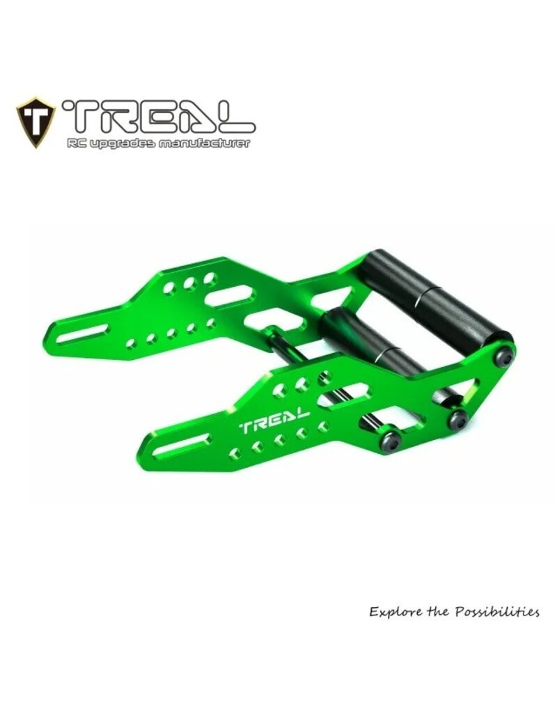 TREAL TRLX0045CYZ5B  LOSI MINI LMT ALUMINUM WHEELIE BAR SET (GREEN)