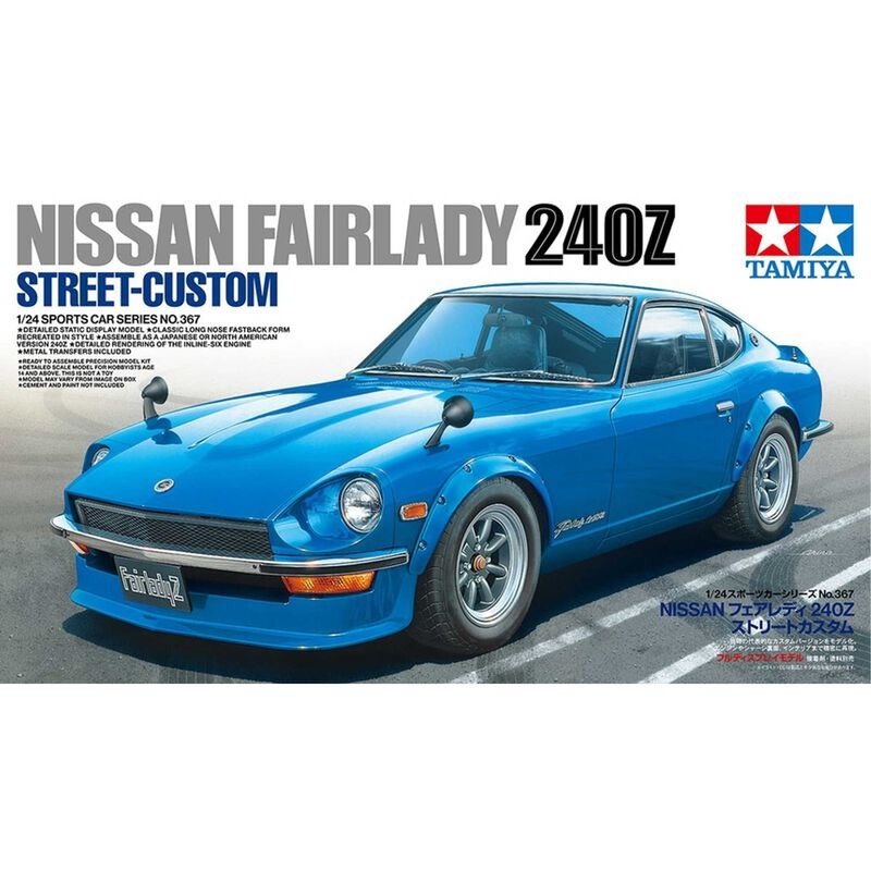 TAM24367 1/24 NISSAN FAIRLADY 240Z STREET-CUSTOM PLASTIC MODEL KIT