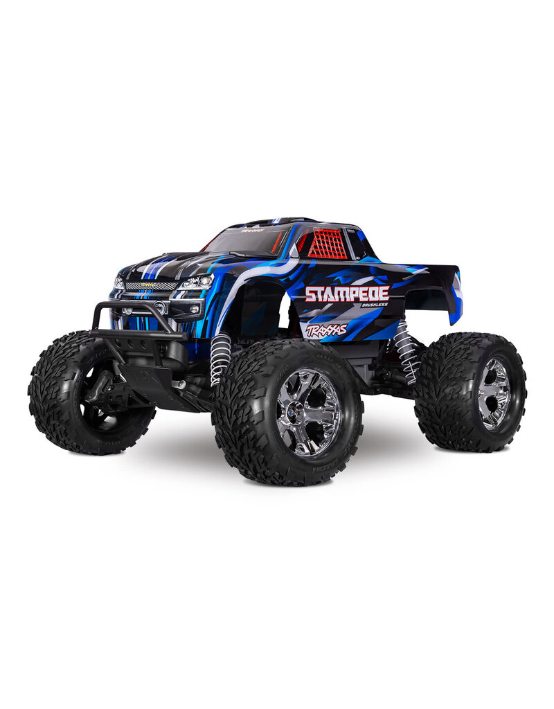 TRAXXAS TRA36354-4-BLUE STAMPEDE 2WD BL2S HD: BLUE