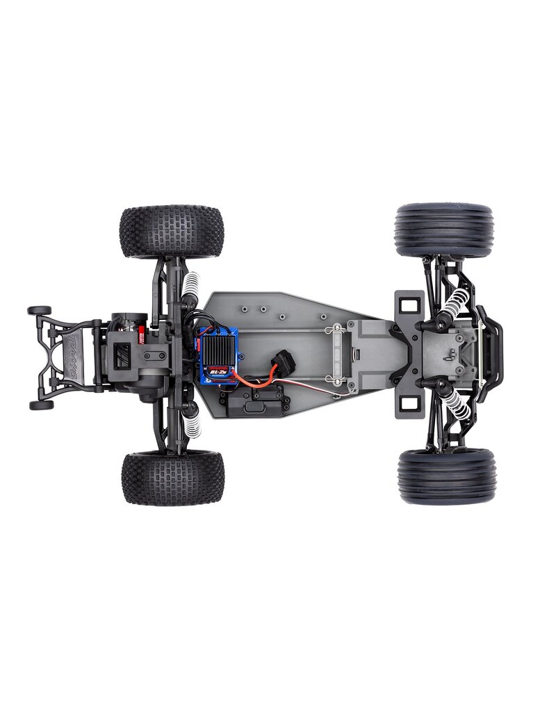 TRAXXAS TRA37354-4-BLUE 1/10 RUSTLER 2WD BL-2S HD RTR STADIUM TRUCK: BLUE