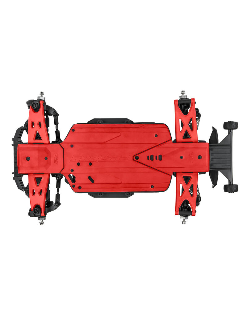 PROLINE RACING PRO639507 BASH ARMOR F/R SKID PLATES FOR ARRMA 3S RED