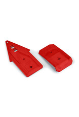 PROLINE RACING PRO639507 BASH ARMOR F/R SKID PLATES FOR ARRMA 3S RED