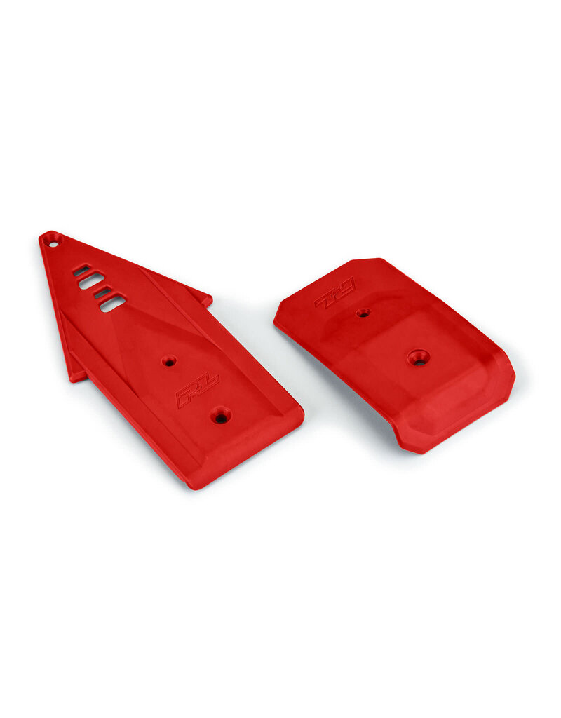 PROLINE RACING PRO639507 BASH ARMOR F/R SKID PLATES FOR ARRMA 3S RED