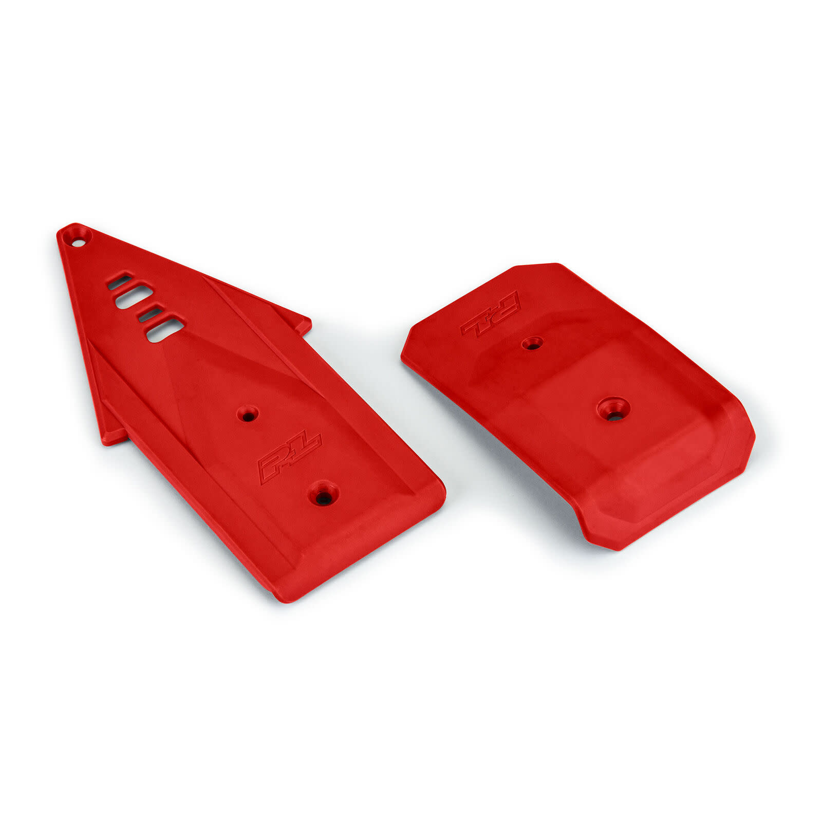 PRO639507 BASH ARMOR F/R SKID PLATES FOR ARRMA 3S RED