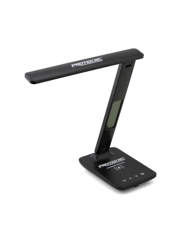 PROTEK RC PTK-8298 MULTIFUNCTION LED PIT LIGHT (W/WIRELESS CHARGE, CLOCK, DATE & TEMP)