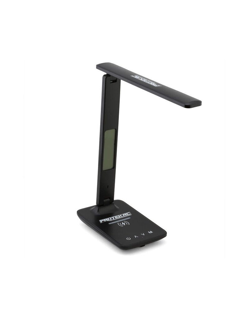 PROTEK RC PTK-8298 MULTIFUNCTION LED PIT LIGHT (W/WIRELESS CHARGE, CLOCK, DATE & TEMP)