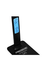 PROTEK RC PTK-8298 MULTIFUNCTION LED PIT LIGHT (W/WIRELESS CHARGE, CLOCK, DATE & TEMP)