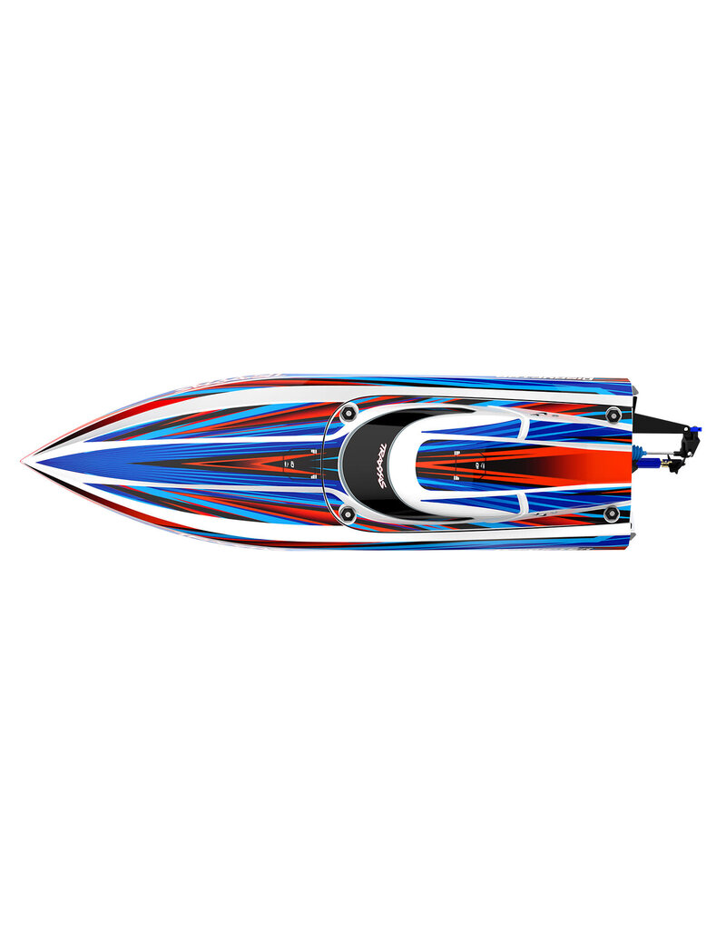 TRAXXAS TRA106064-4-BLUE DISRUPTOR RACE BOAT 4S VXL: BLUE