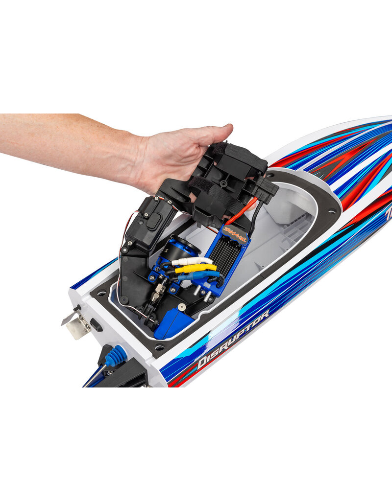 TRAXXAS TRA106064-4-ORNG DISRUPTOR RACE BOAT 4S VXL: ORANGE